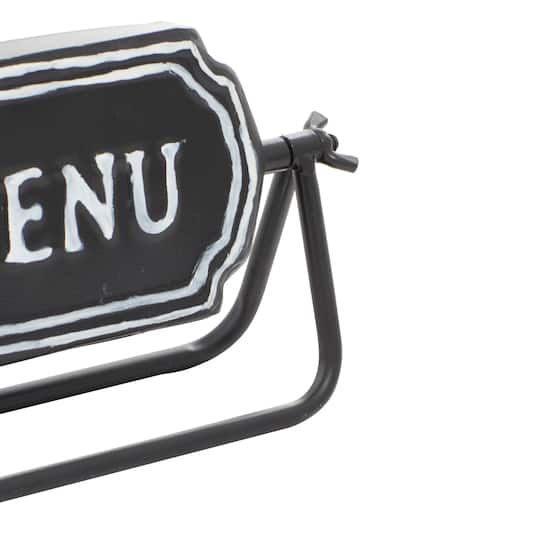 4.5" Black Metal Farmhouse Decorative Sign Set